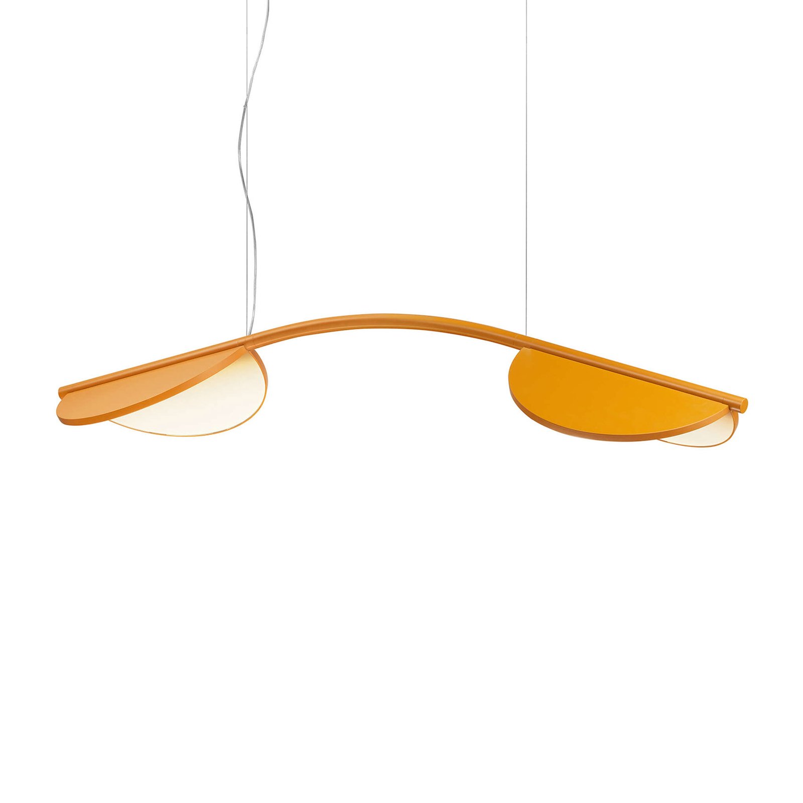 FLOS Almendra Arch LED hanging light, two-bulb