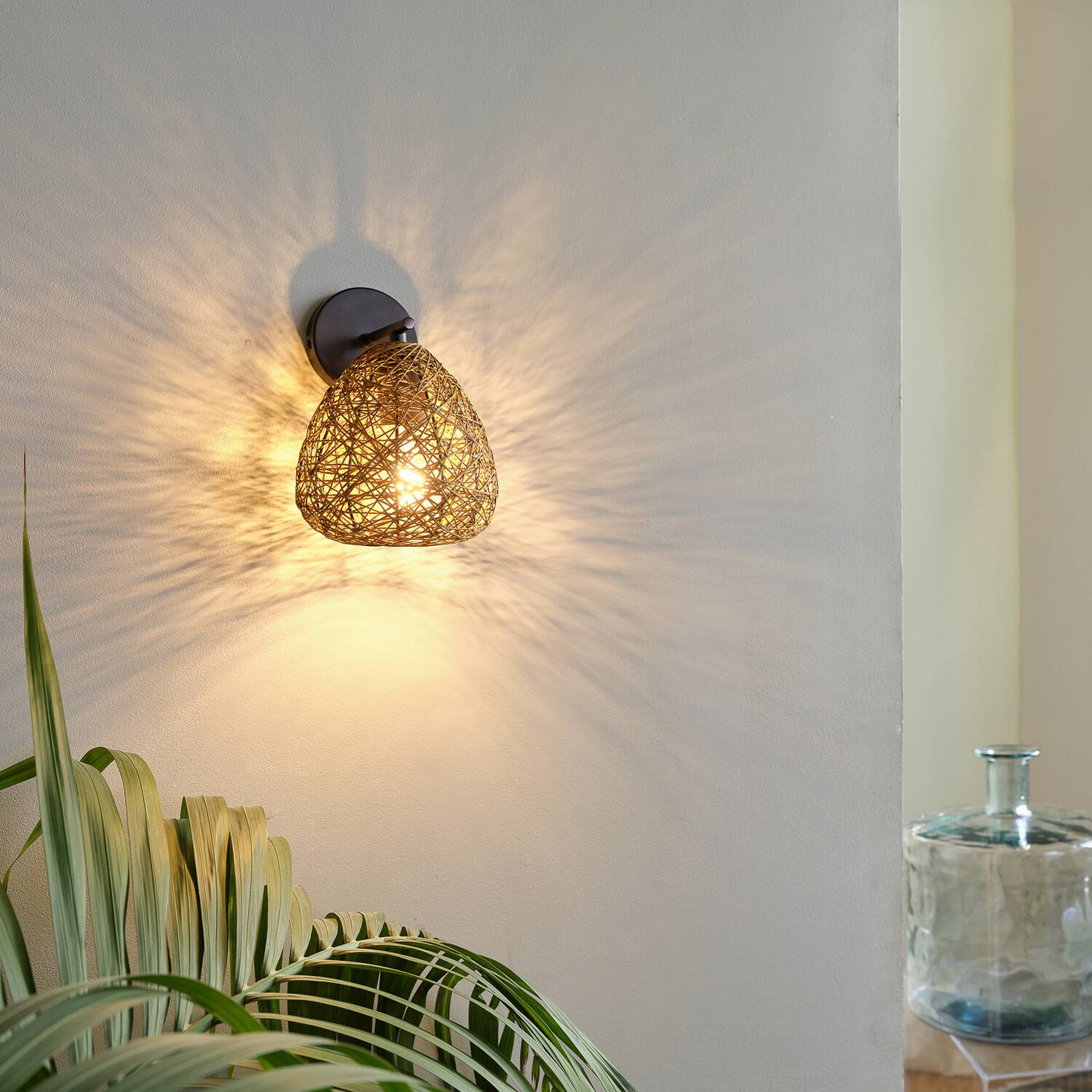 OSRAM Wandleuchte Decor Paper Drop, Papier, beige, E27 günstig online kaufen
