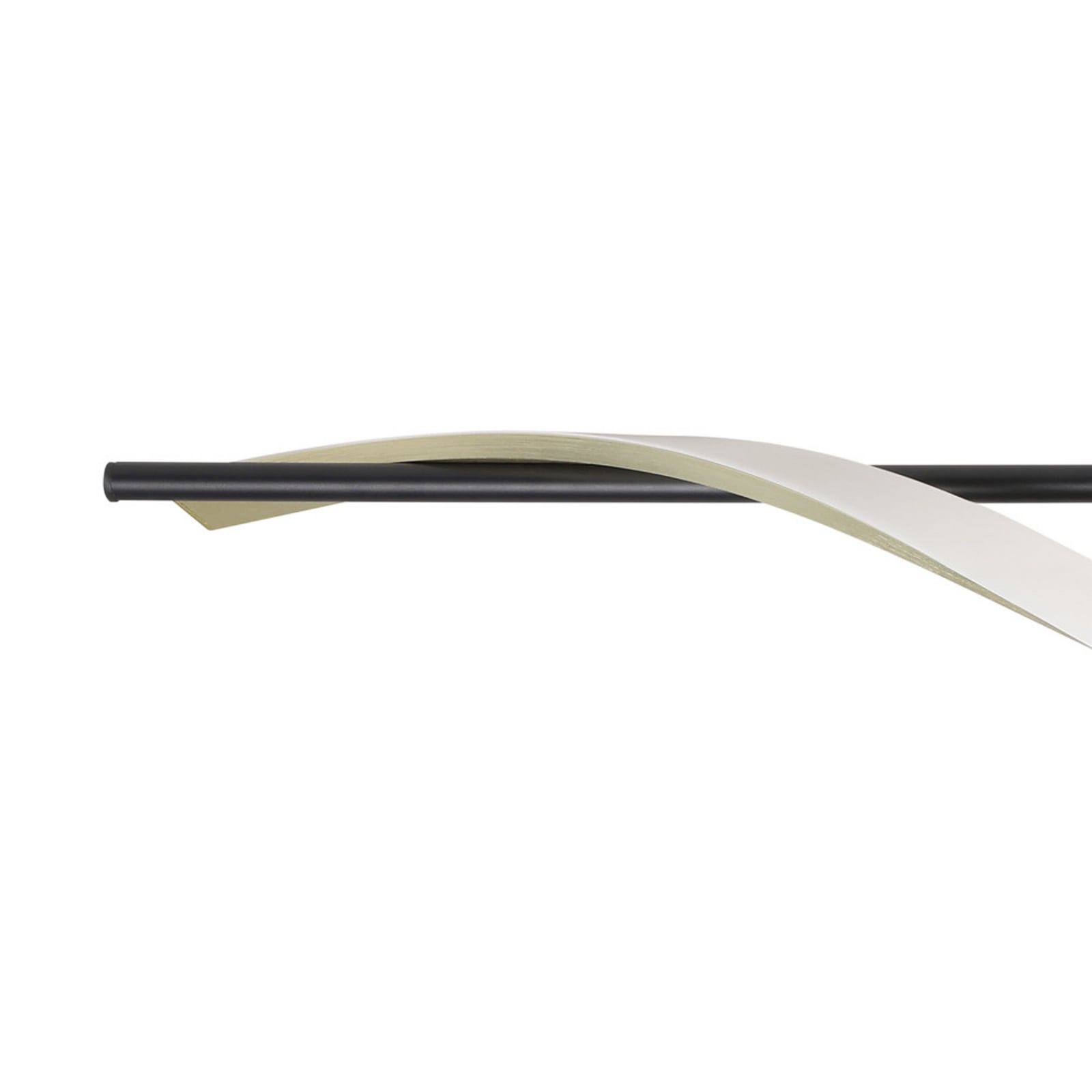 Plafonnier LED EGLO CONAPRATO, noir/laiton, 115 cm, CCT