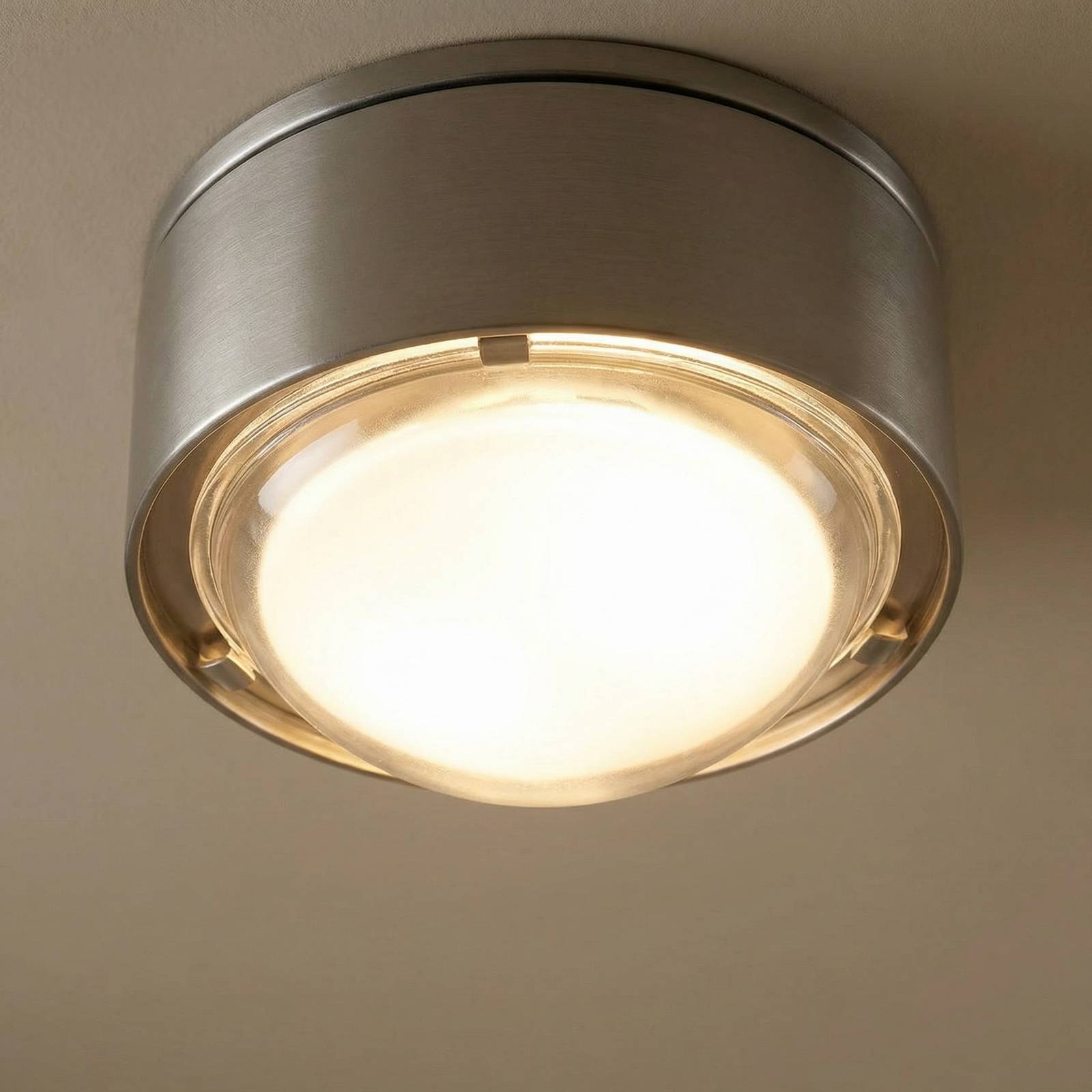 Top Light Plafonnier Puk One 2, nickel mat, G9