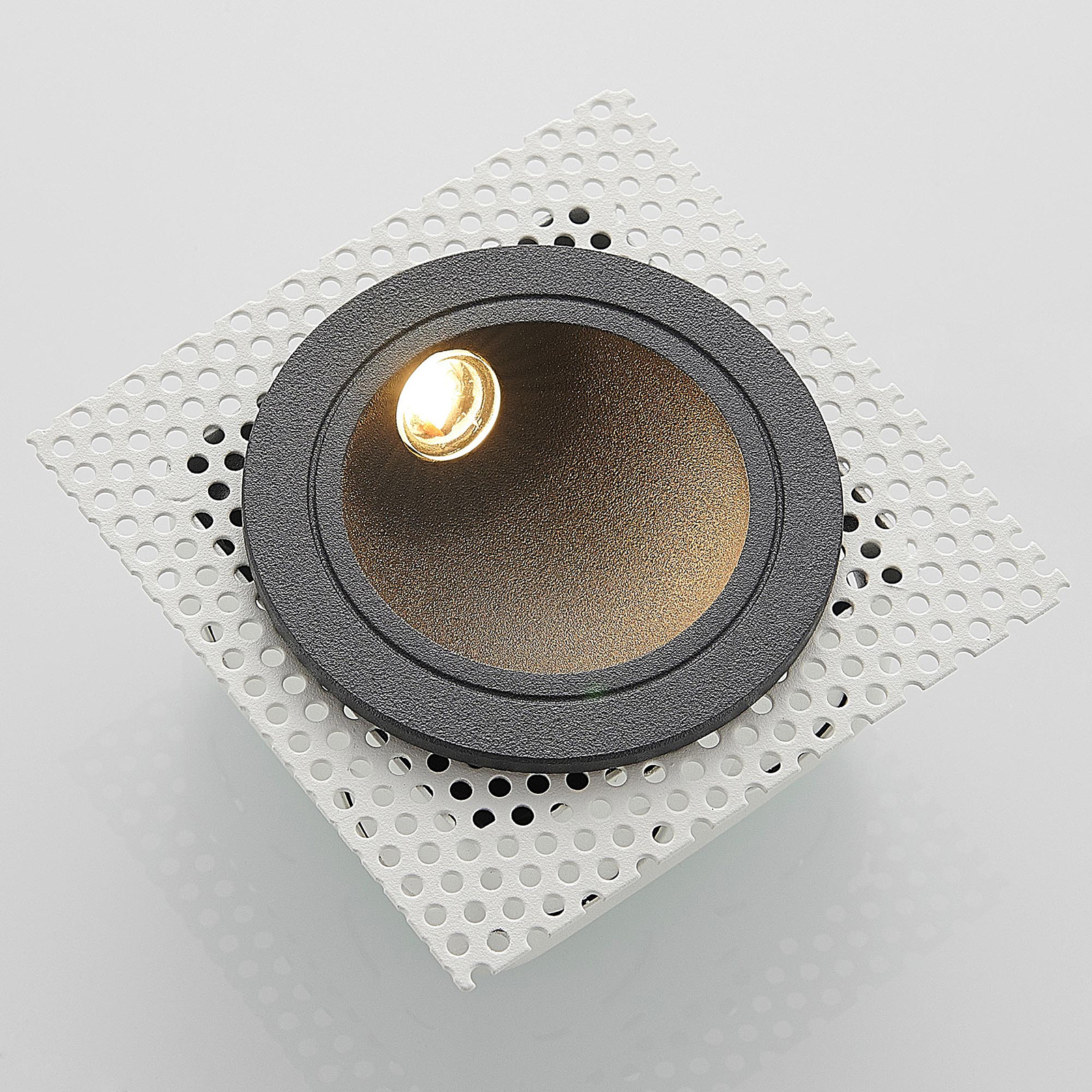 LED-Wandeinbauleuchte Pordis, IP65, rund