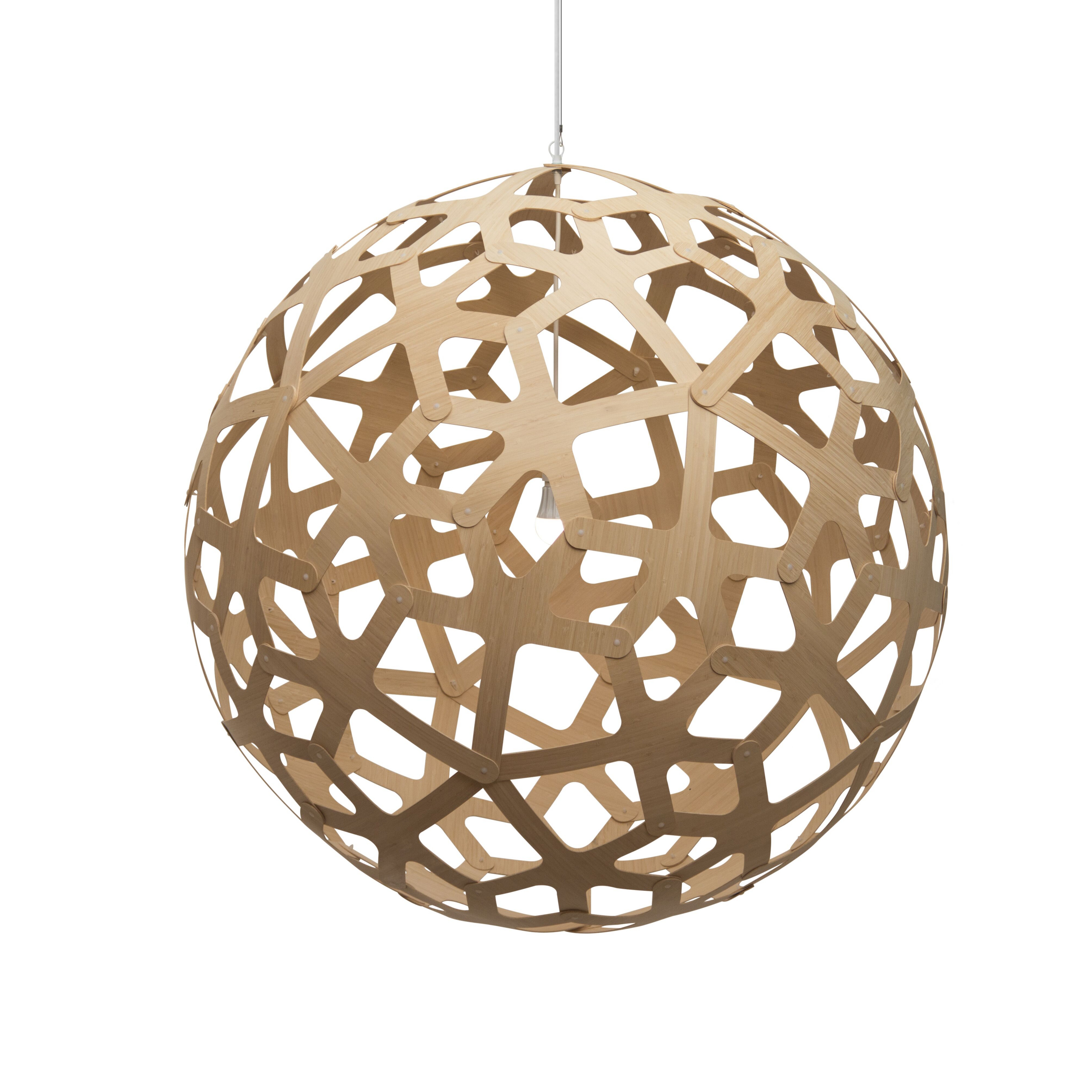 Coral Pendant Ø100 Bamboo - David Trubridge