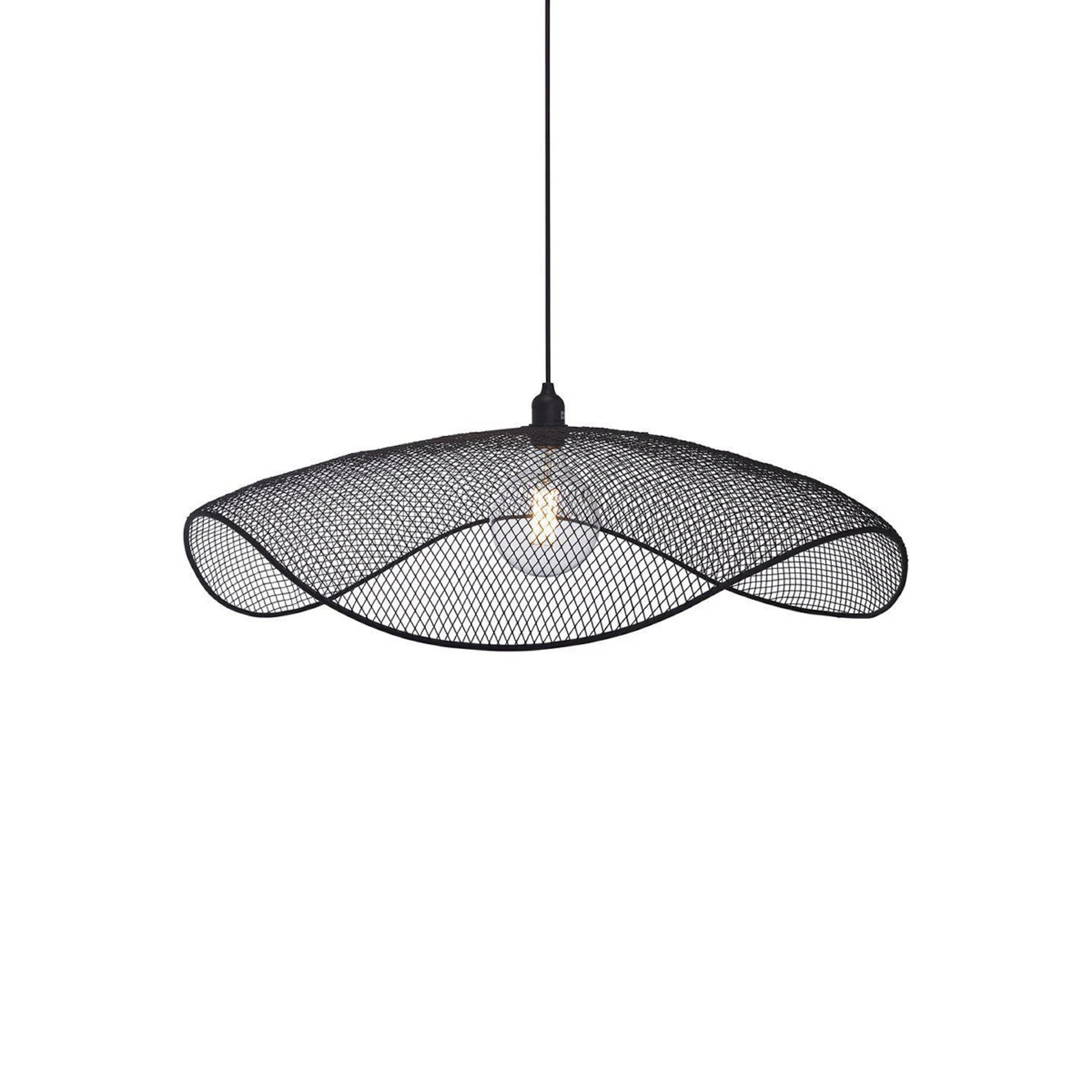 PR Home Pakabinamas šviestuvas Vivi, Ø 79 cm, juodas, metalas