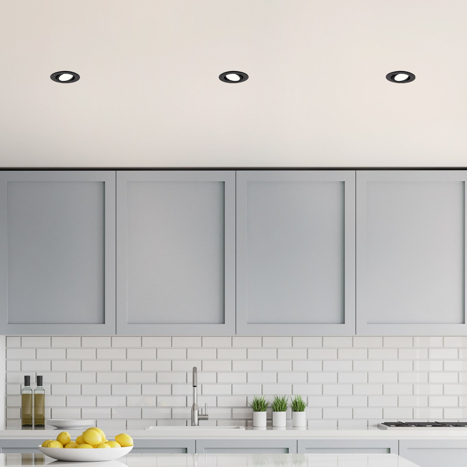 EGLO connect Saliceto-Z lampă LED încastr., negru EGLO connect Saliceto-Z lampă LED încastr., negru