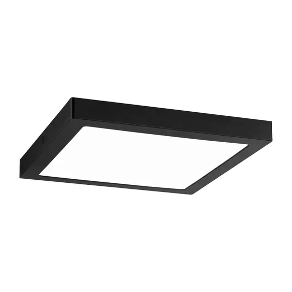 Lampenwelt Paulmann Abia LED-Panel 4.000K eckig 30cm schwarz