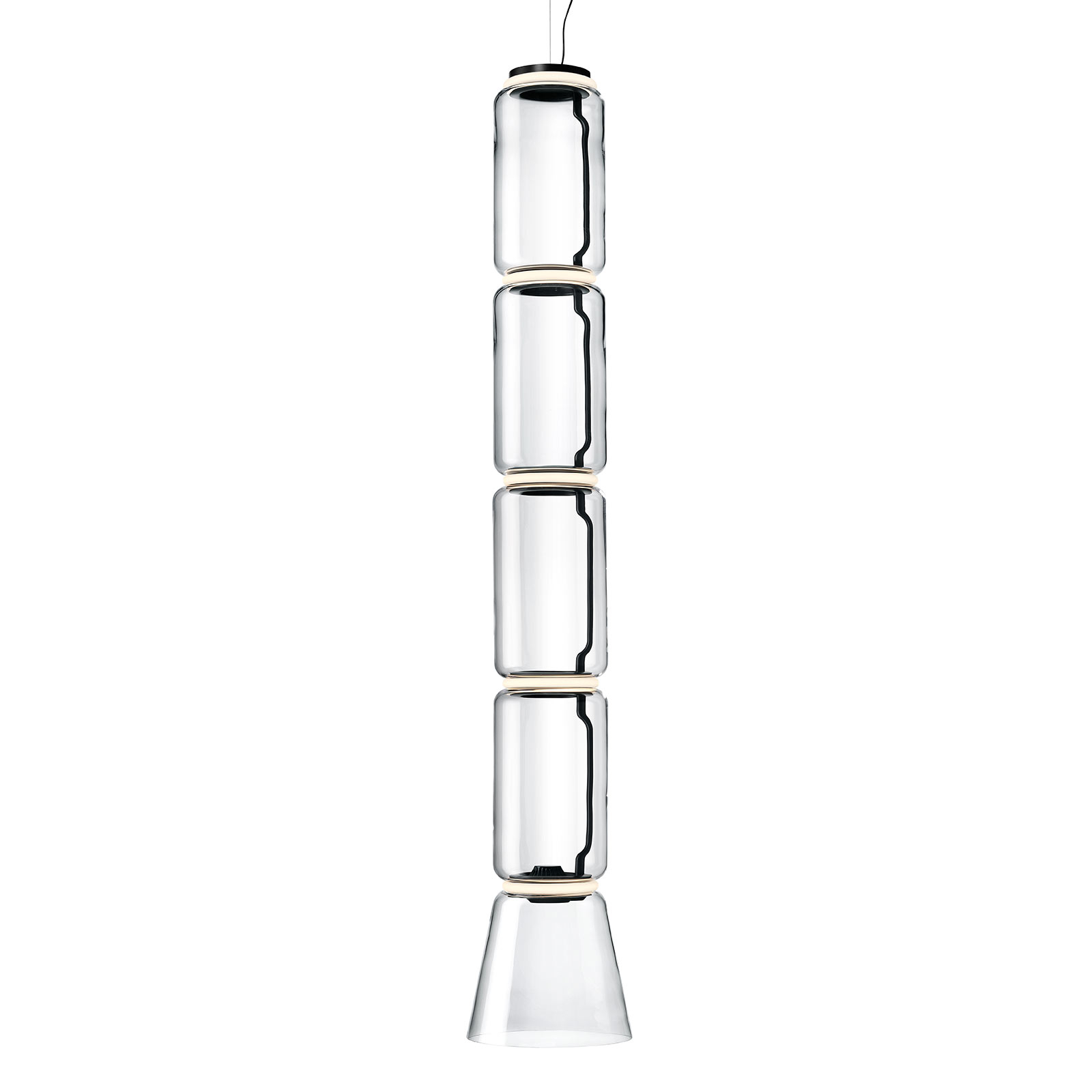 FLOS Noctambule Hängelampe Low Cylinder & Cone
