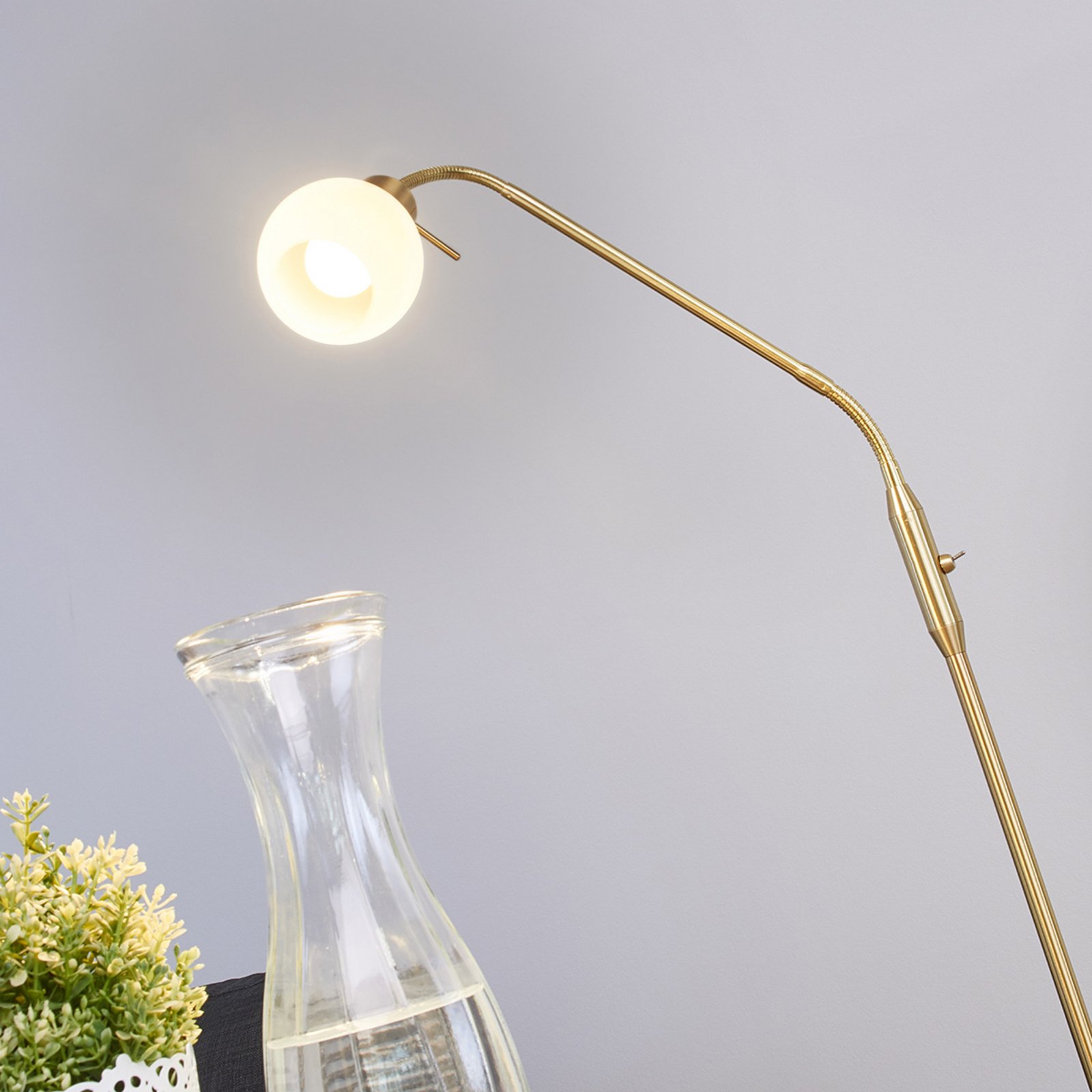 Elaina Lampadaire Brass - Lindby