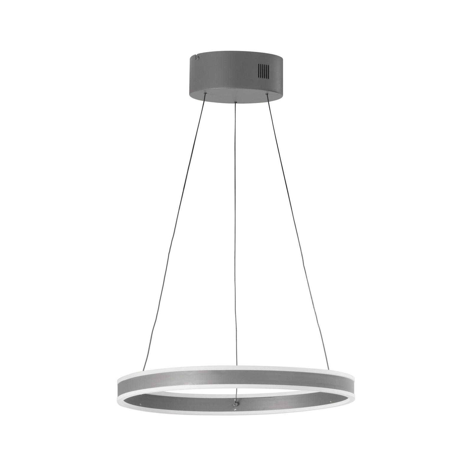 Żyrandol LED Silvio, Ø 50 cm, piaskowy, metal, CCT,