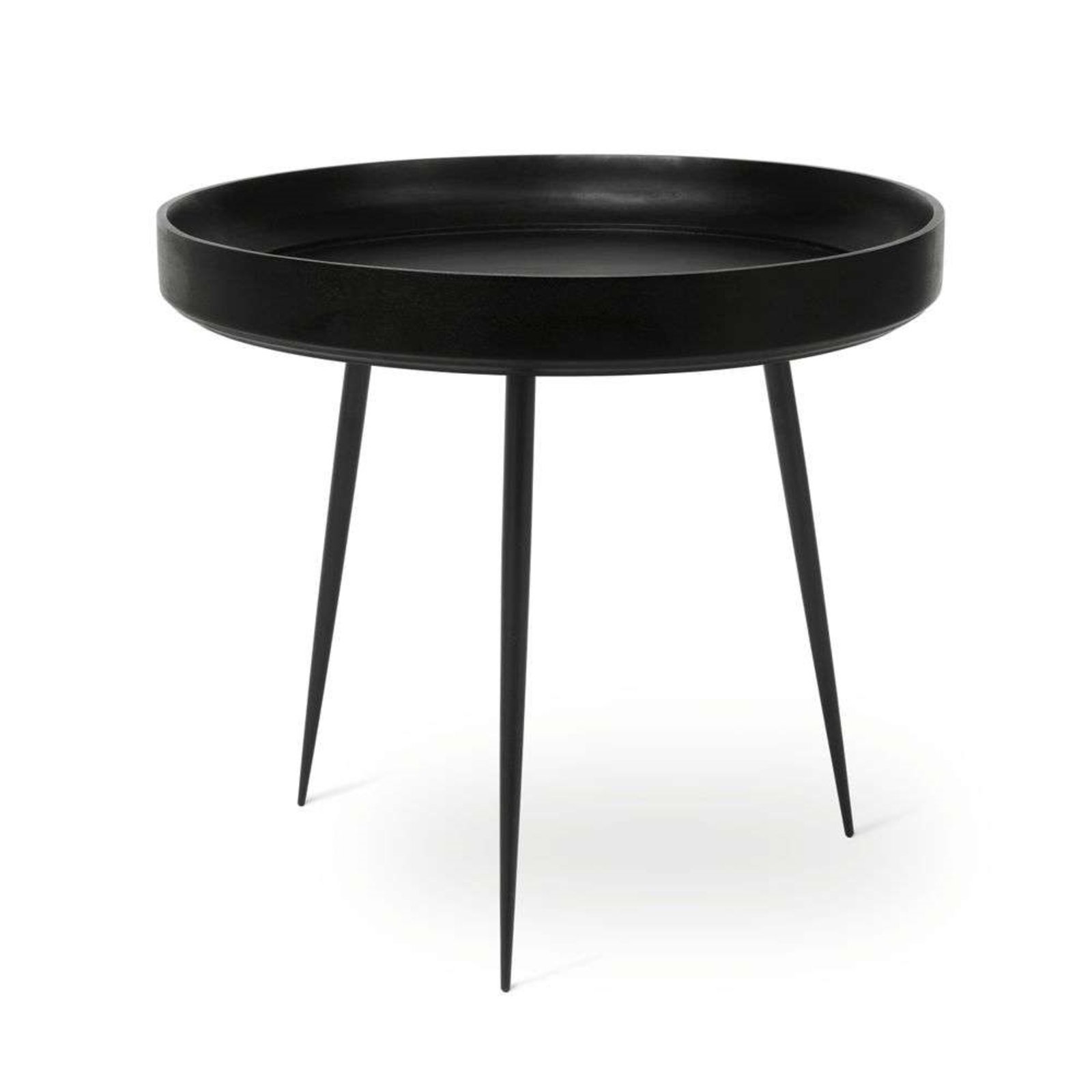 Bowl Table Large Black Stained Mango Wood - Mater