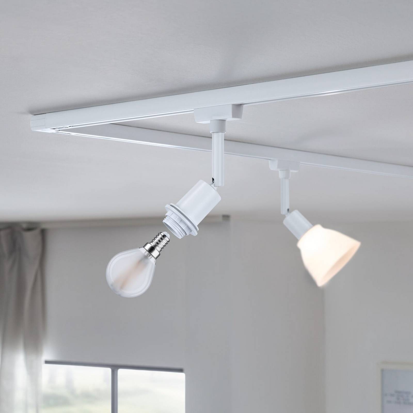 Paulmann URail Spot DecoSystems Basic, signal white, metal