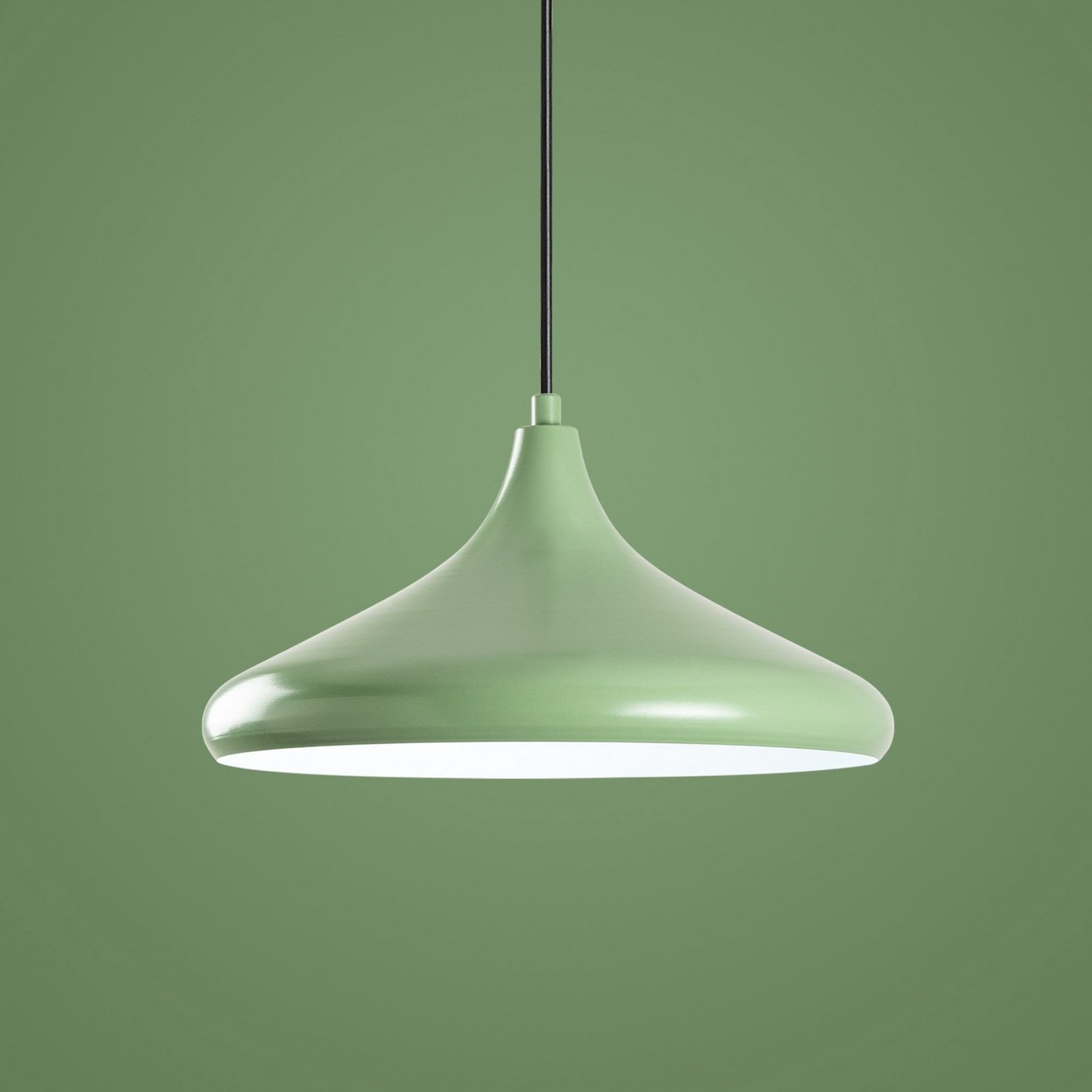 Hängeleuchte Eysan, mintgrün, Metall, Ø 35 cm, E27