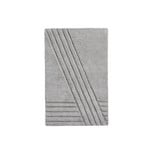 Tapis Kyoto, gris, 90 cm x 140 cm, laine - Woud