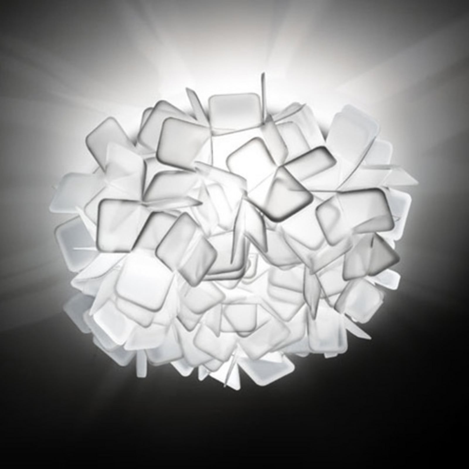 Clizia Plafond M Vit Slamp - Vardagsrum - Design - Plast - Rund