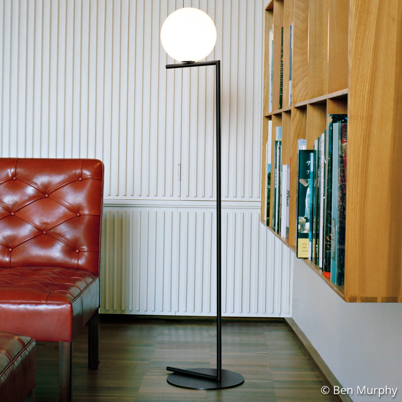 IC F2 Golvlampa Mat Svart - Flos