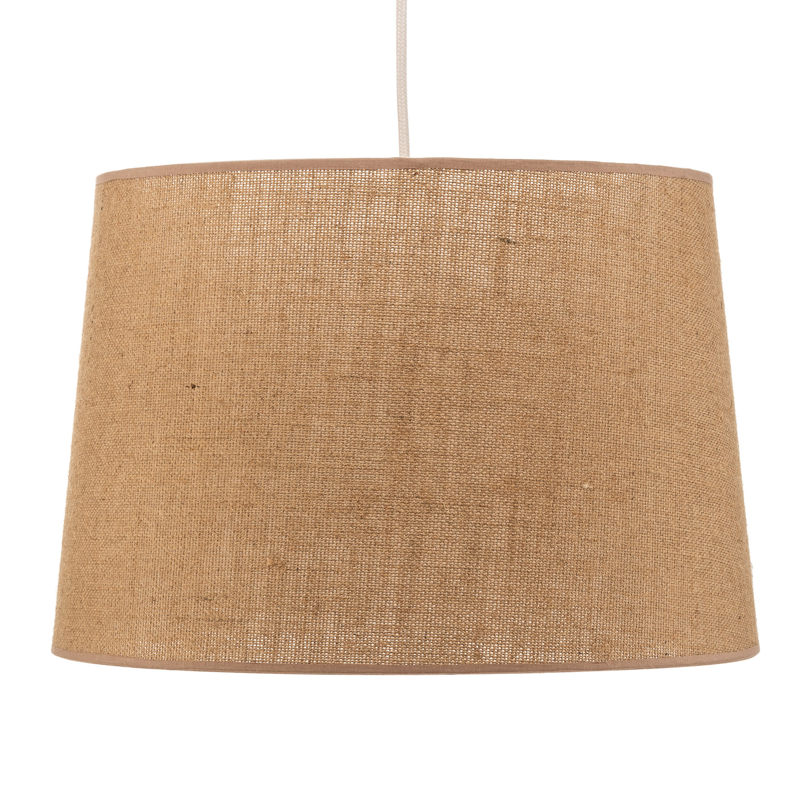 Jute hængelampe, naturbrun, Ø40 cm, 1 lyskilde