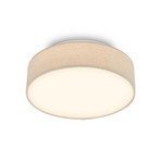 Plafón LED Duck, beige, Ø 30 cm, tela, 3000 K
