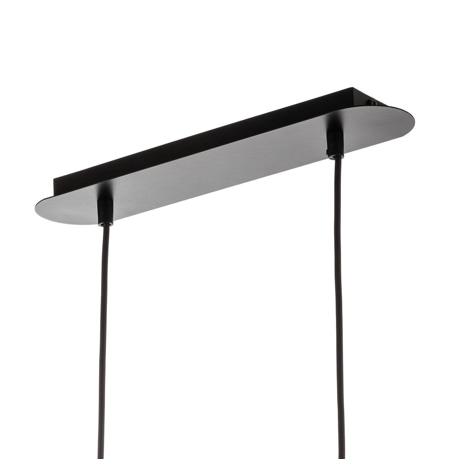 Hanglamp Shield in zwart/wit, 6-lamps