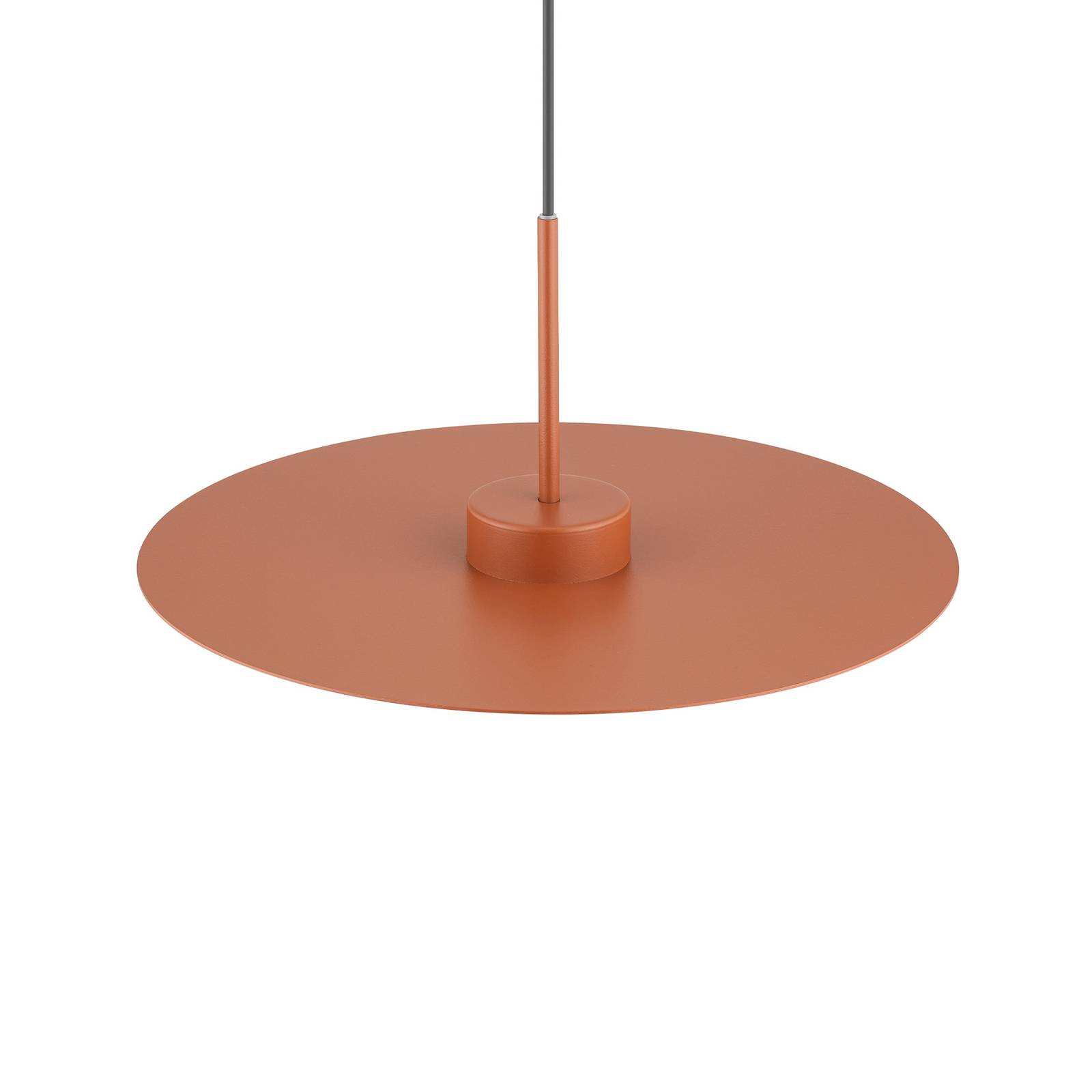 Żyrandol Simone, stal, kolor terakota, Ø 40 cm, GX53