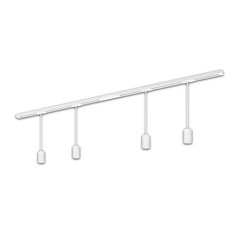 RAIL 230 V rööbastee süsteem, valge, 4 ripatsit, pikkus 1,5 m