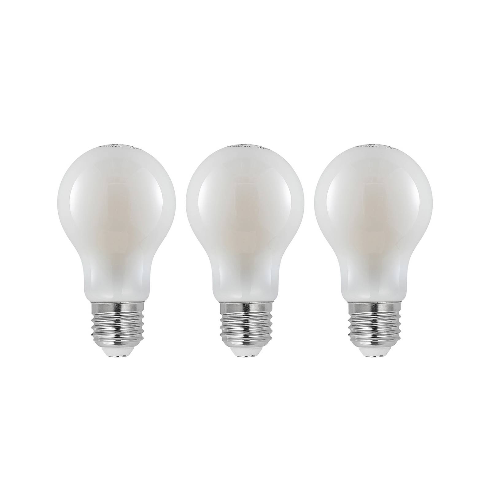 LED-Lampe E27 6W 2.700K dimmbar opal 3er-Set