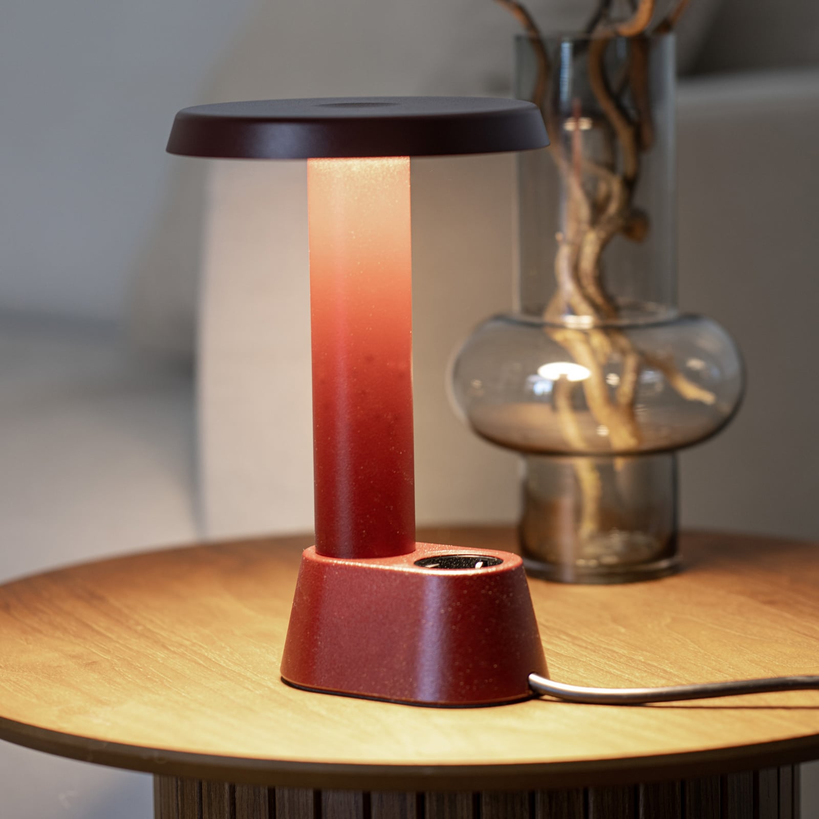 Prise NOMAD BLOCK rouge foncé 2 x type F - Forming Function