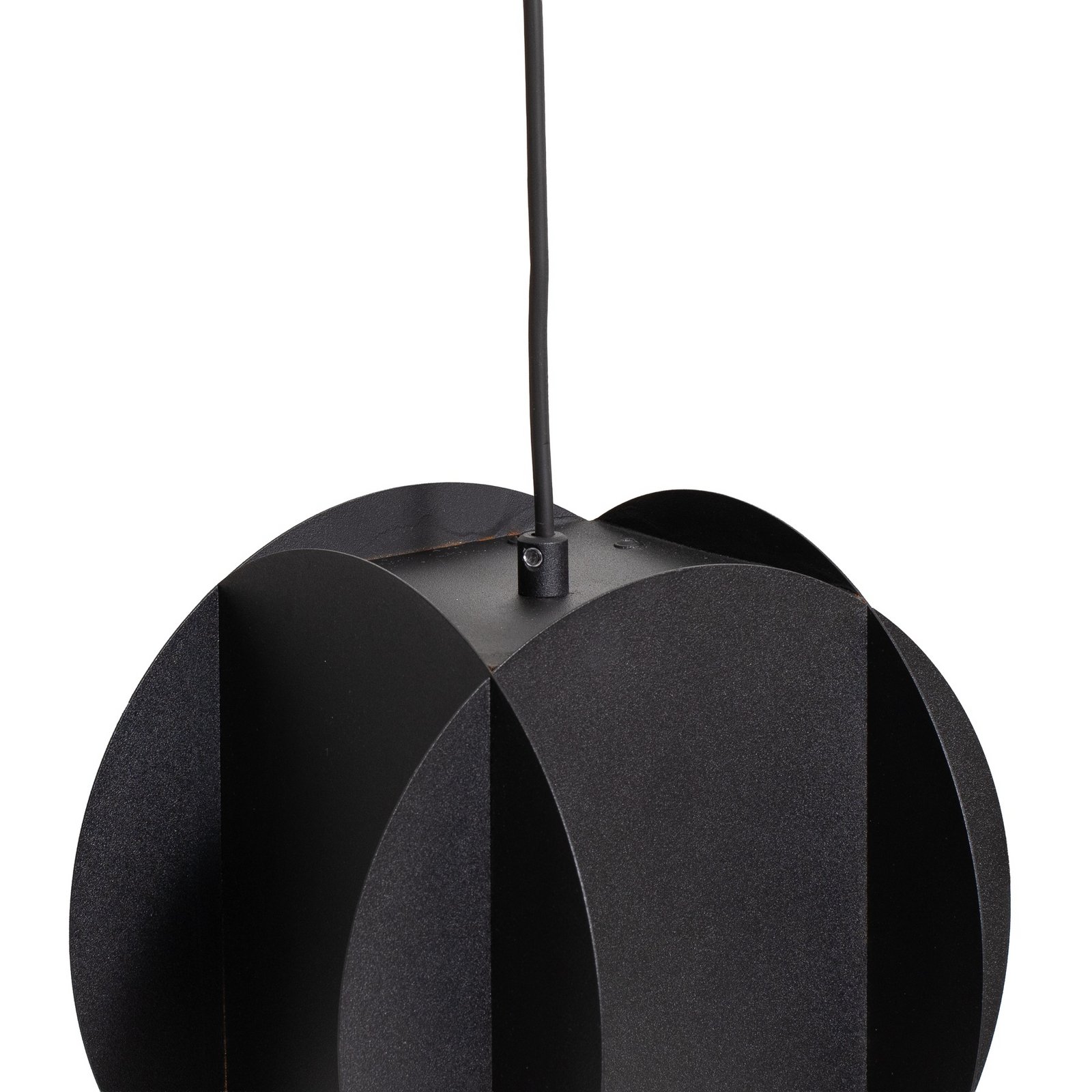 Hanglamp Corner, zwart, 25 x 25 cm, metaal, E27