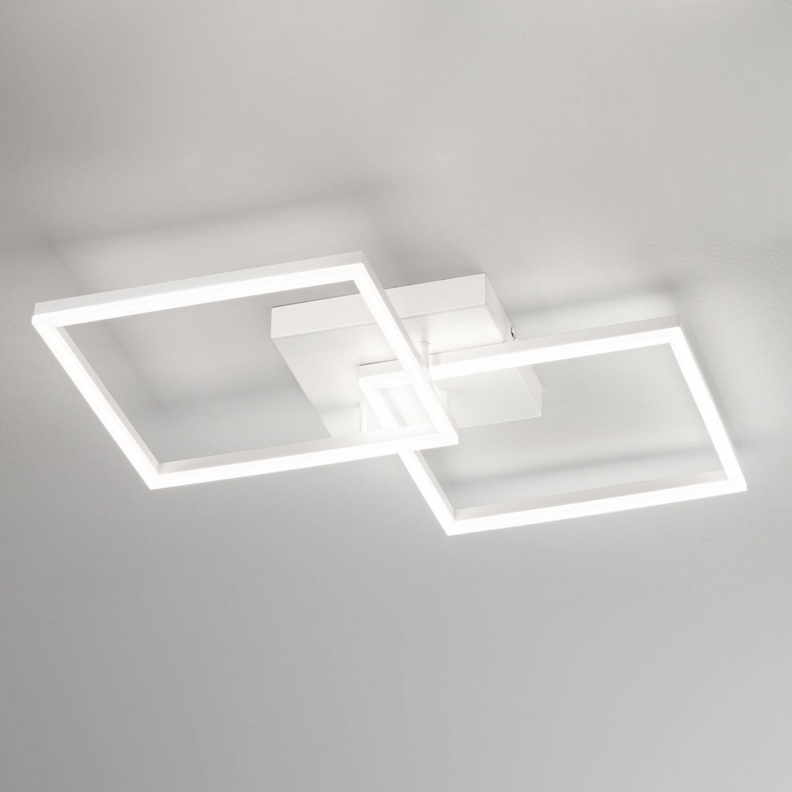 Plafón moderno LED Bard en blanco