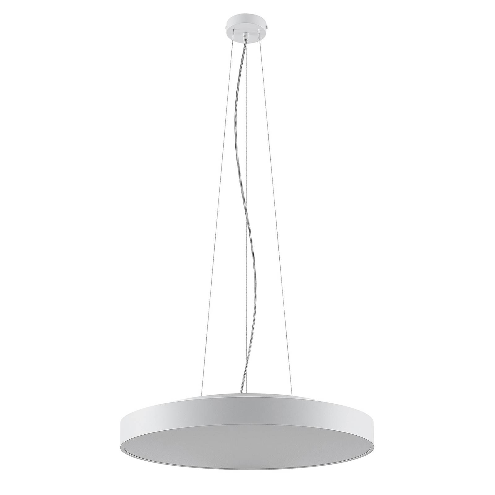 Arcchio Vanida LED pendant lamp, white, 60 cm
