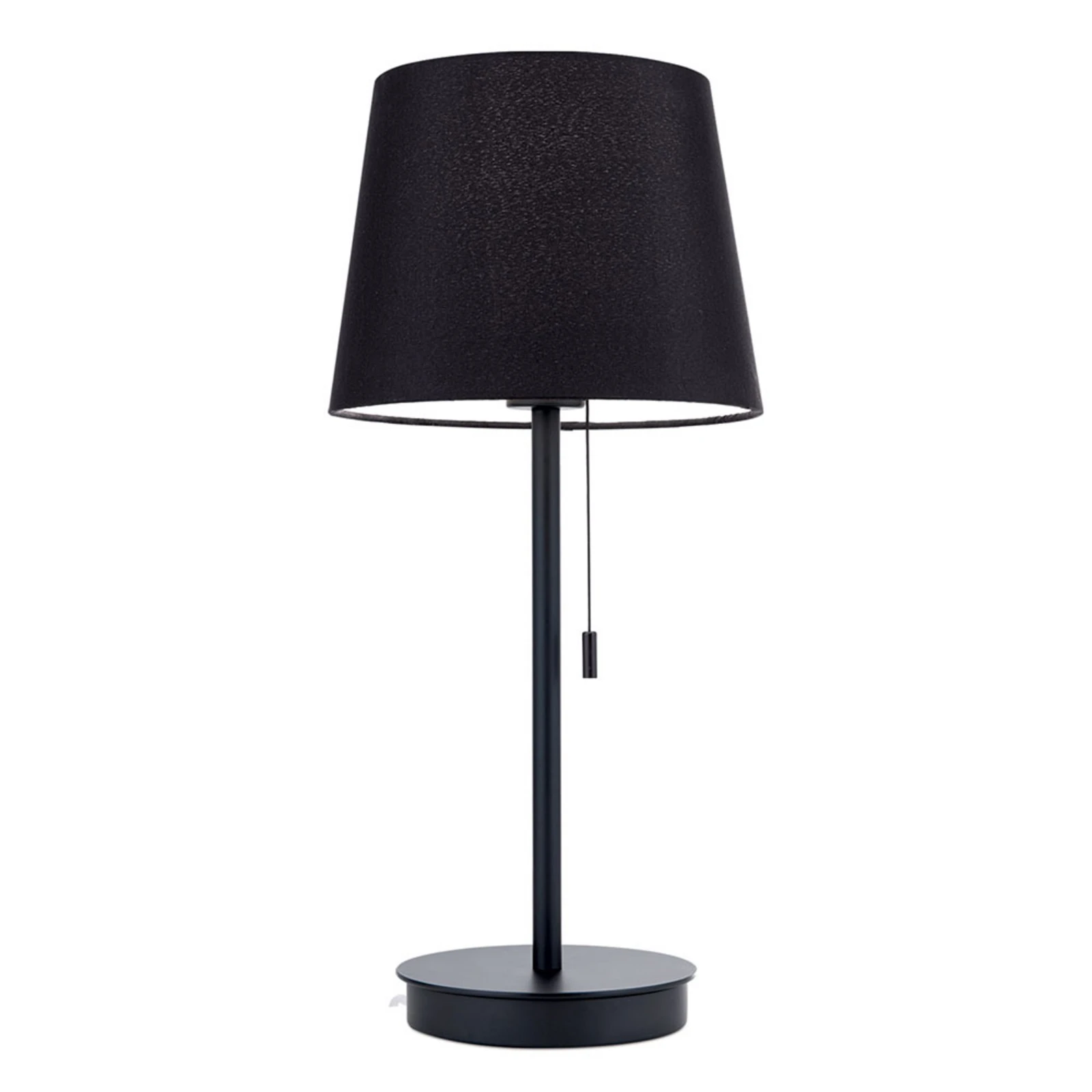 Ludwig galda lampa ar USB portu melna