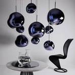Tom Dixon LED hanging light Melt, Ø 50 cm, smoke, plastic