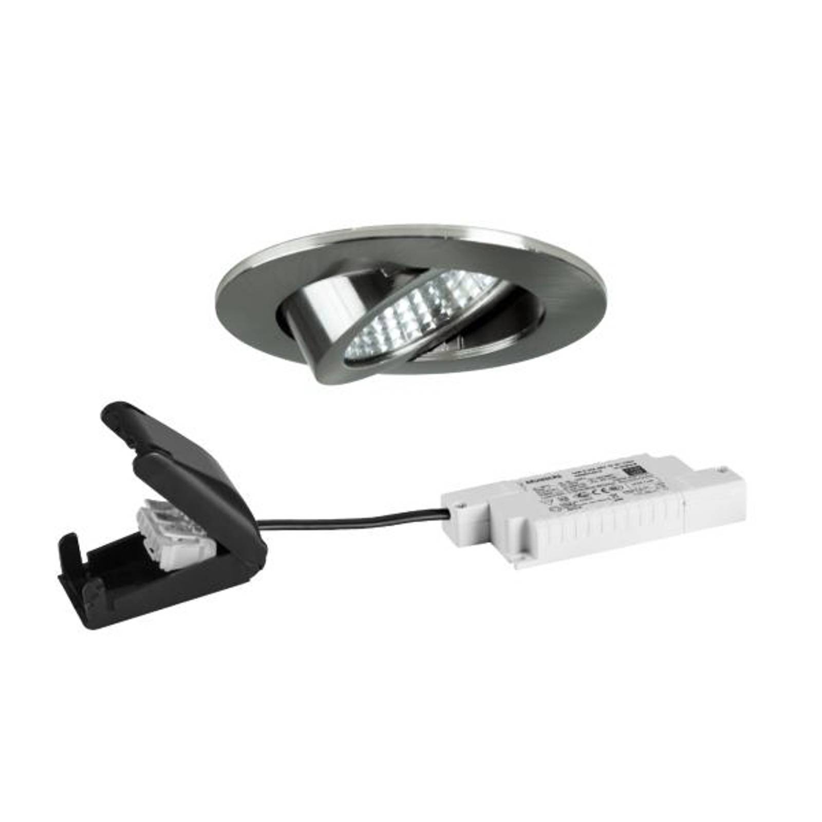 BRUMBERG BB03 Einbau RC Anschlussbox nickel matt