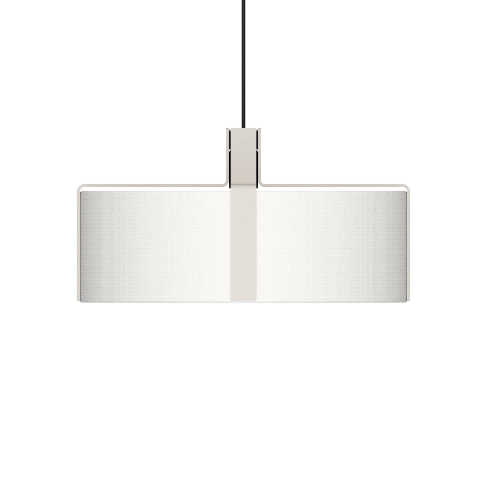 OKOLO hengelampe, hvit, Ø 47 cm, metall/tekstil, E27-LED – GRUPA - Stue - Moderne - Stoff / Tekstil - Med en lyskilde