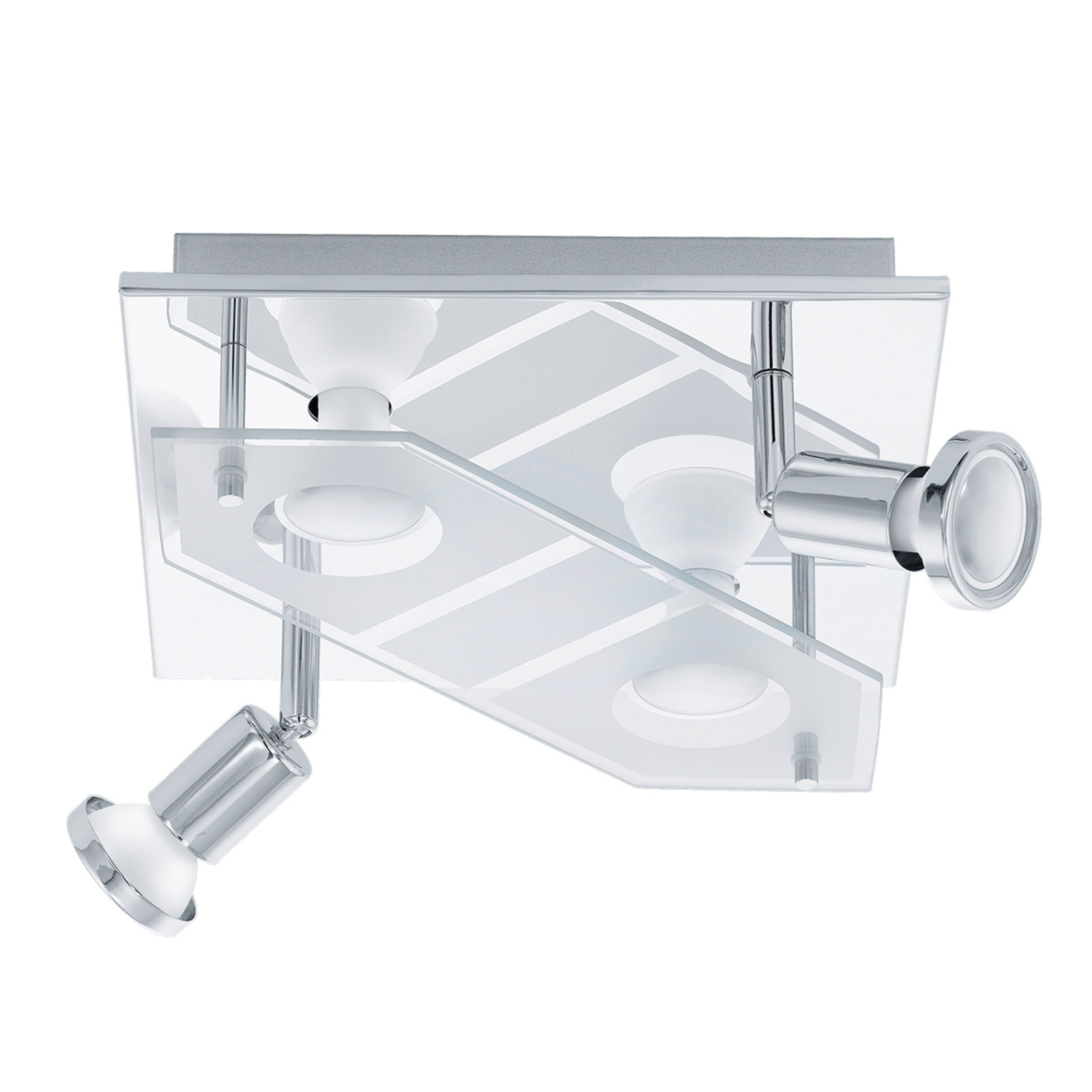 Lampada LED da soffitto quadrata Cabo-C RGBW