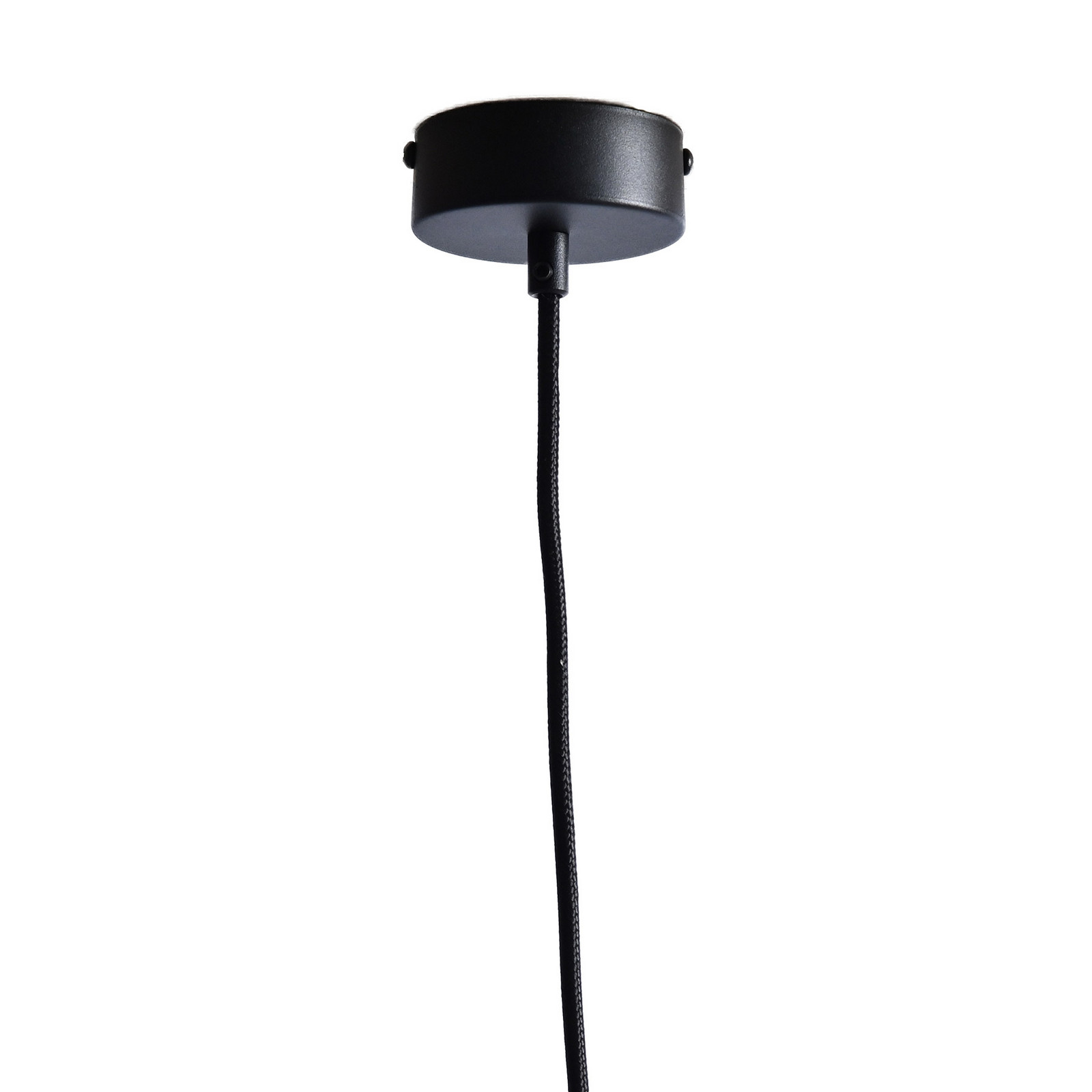 LeuchtNatur Nux lampă susp. fân/floare negru
