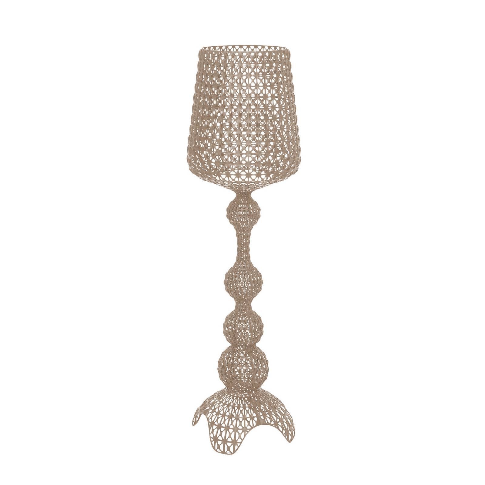  Kartell Kartell Led-stehlampe Kabuki, Taubengrau, 166 Cm, Dimmbar 