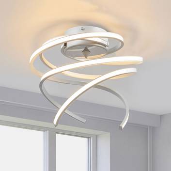 Lámpara de techo LED Lungo, aluminio, alto 25 cm