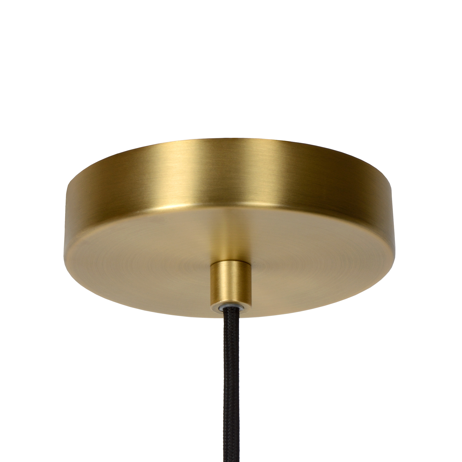 Glazen hanglamp Maloto, Ø 20 cm, amber