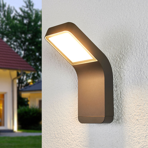LED-Außenwandleuchte Maddox, geneigt