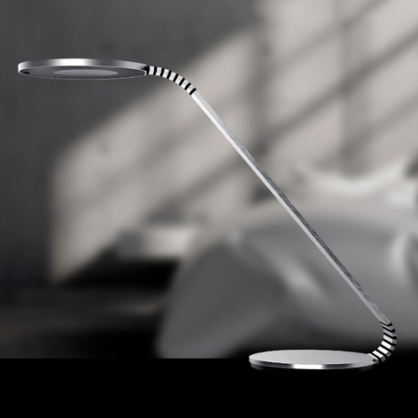 TRAE Maze LED-Schreibtischleuchte, 4.000 K alu