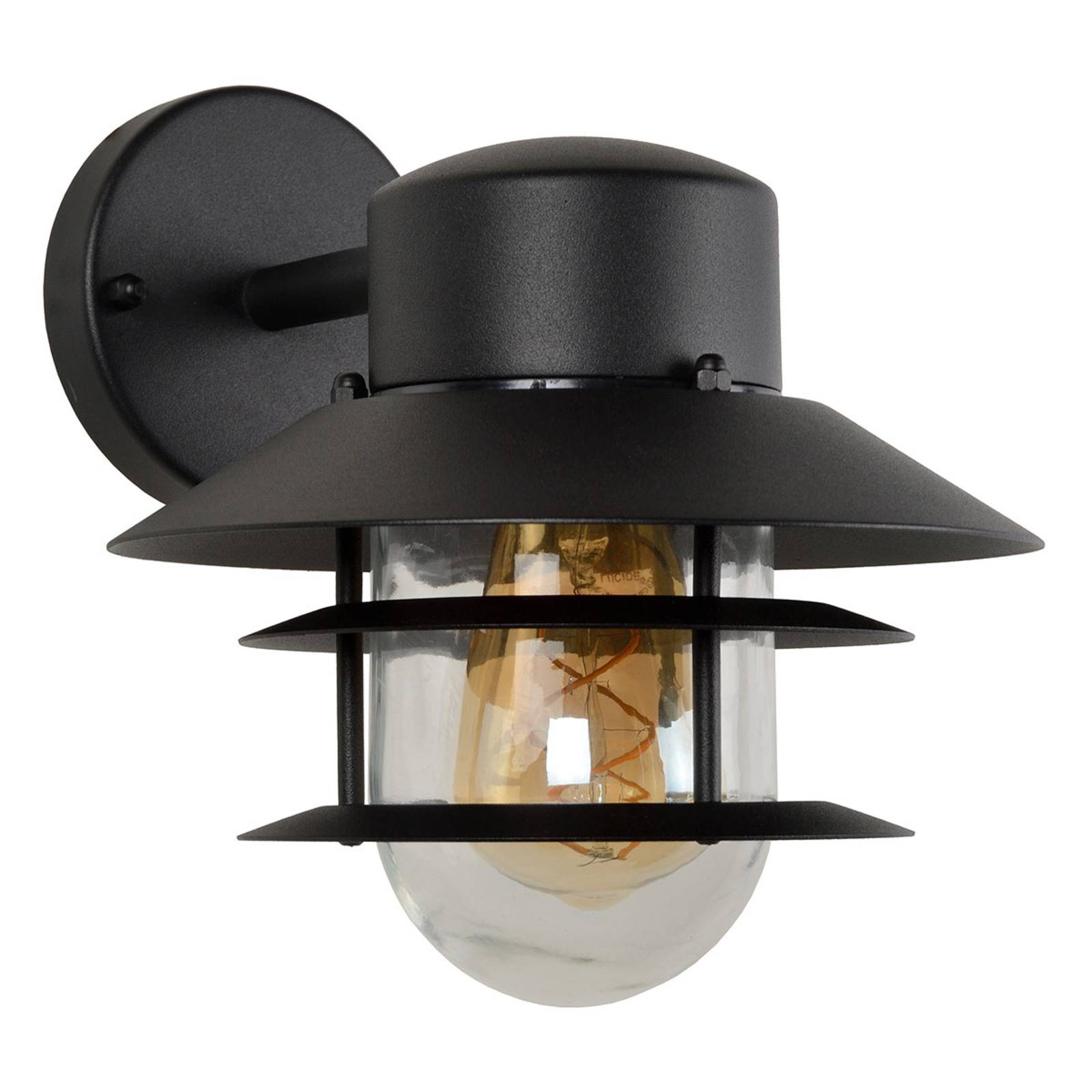 Lucide Outdoor Wall Light - dimmable - Modern - Black