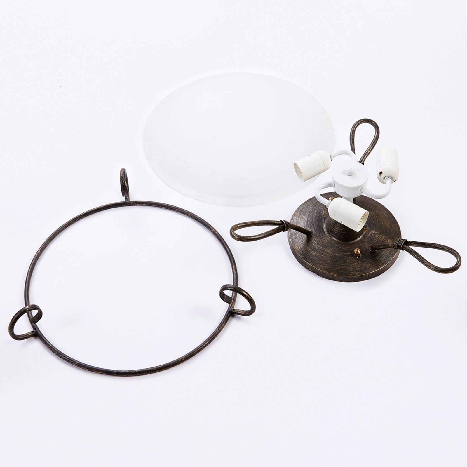 Rando Kattovalaisin White/Antique - Lindby