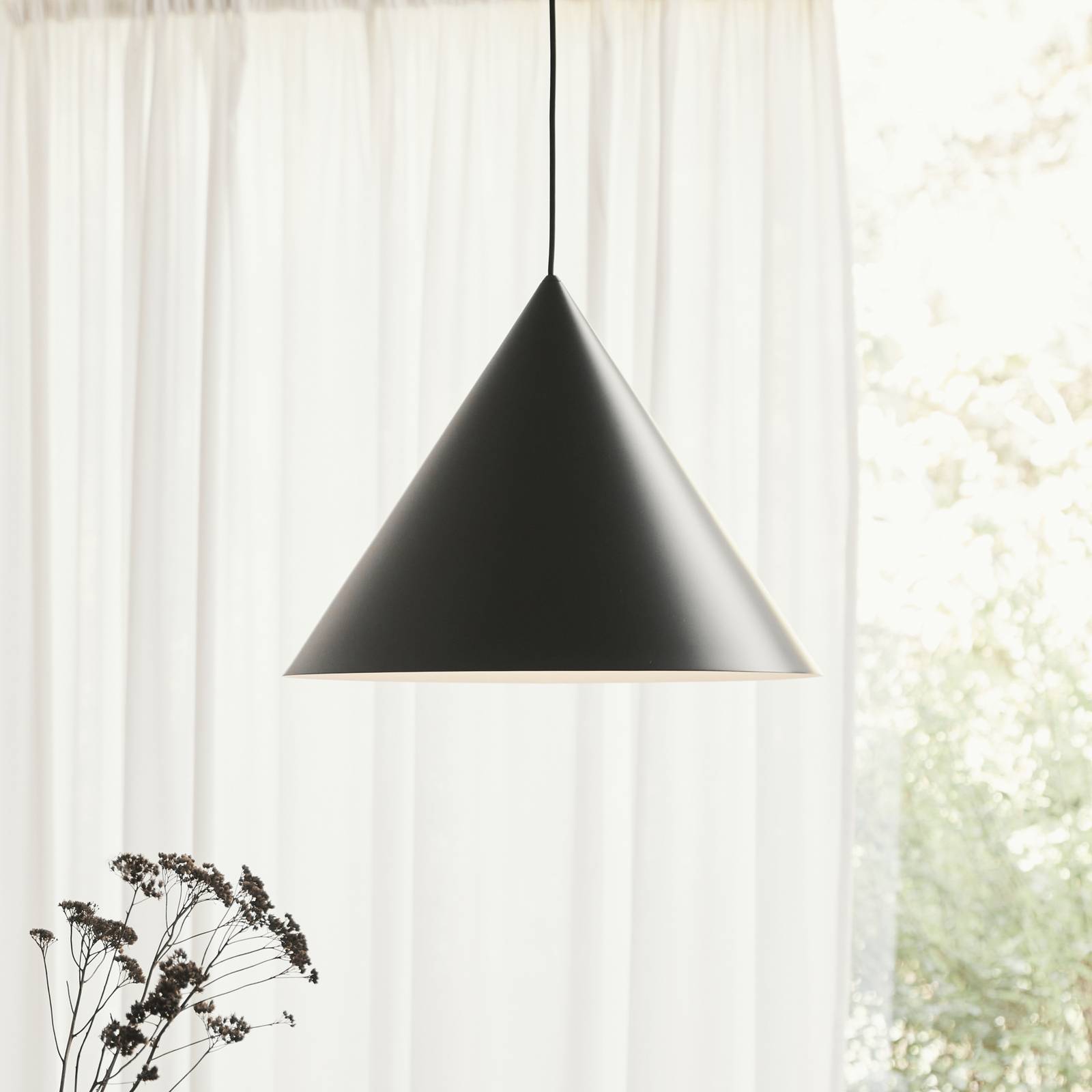 Zdjęcia - Żyrandol / lampa FRANDSEN Lampa wisząca  Benjamin, Ø 46 cm, czarna 