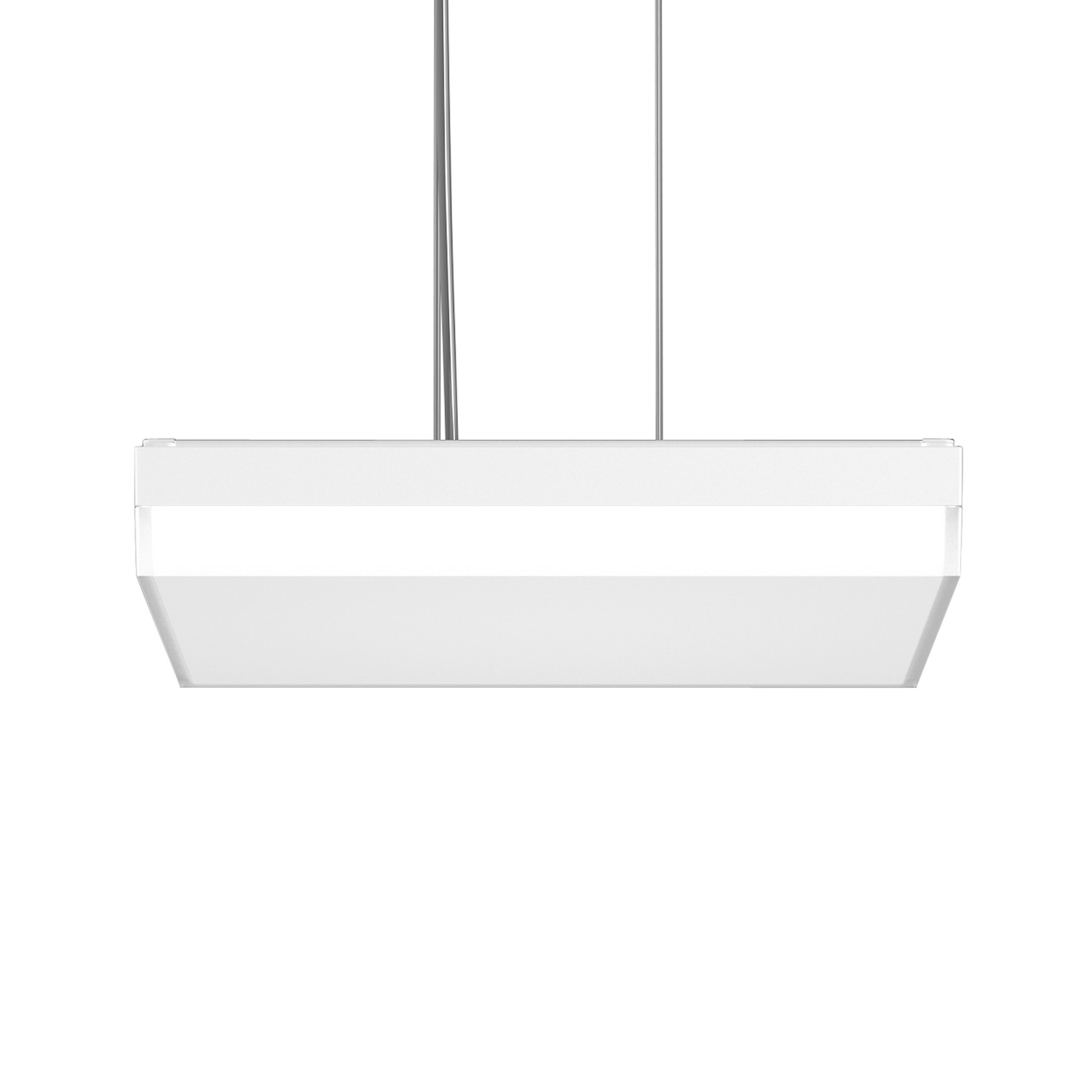 RZB Flat Slim+ Pendel DALI 43x43cm 41W weiß/matt