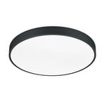 LED ceiling lamp Waco, CCT, Ø 49.5 cm, matt black