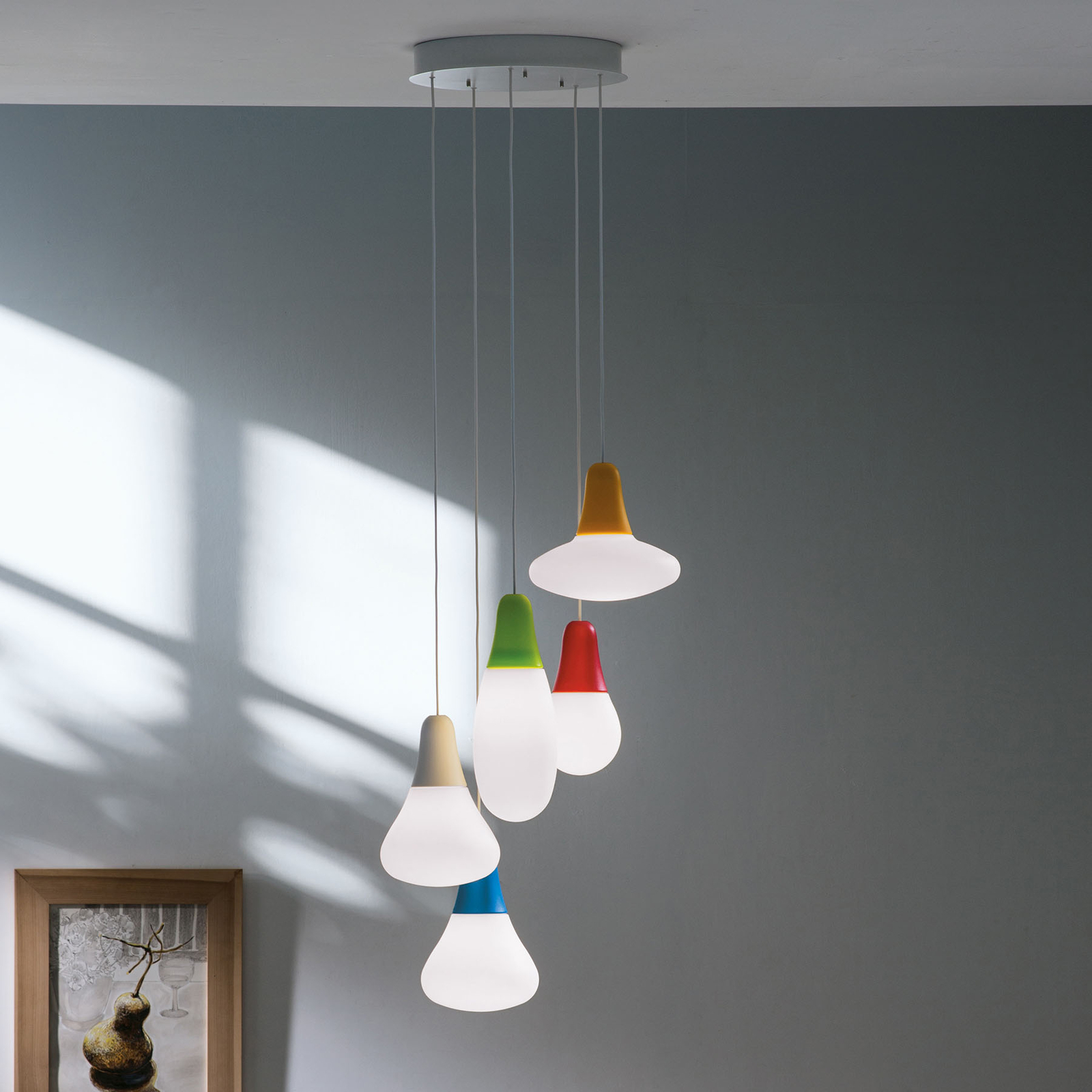 Martinelli Luce Pendelleuchte Ciulifruli, Polyethylen