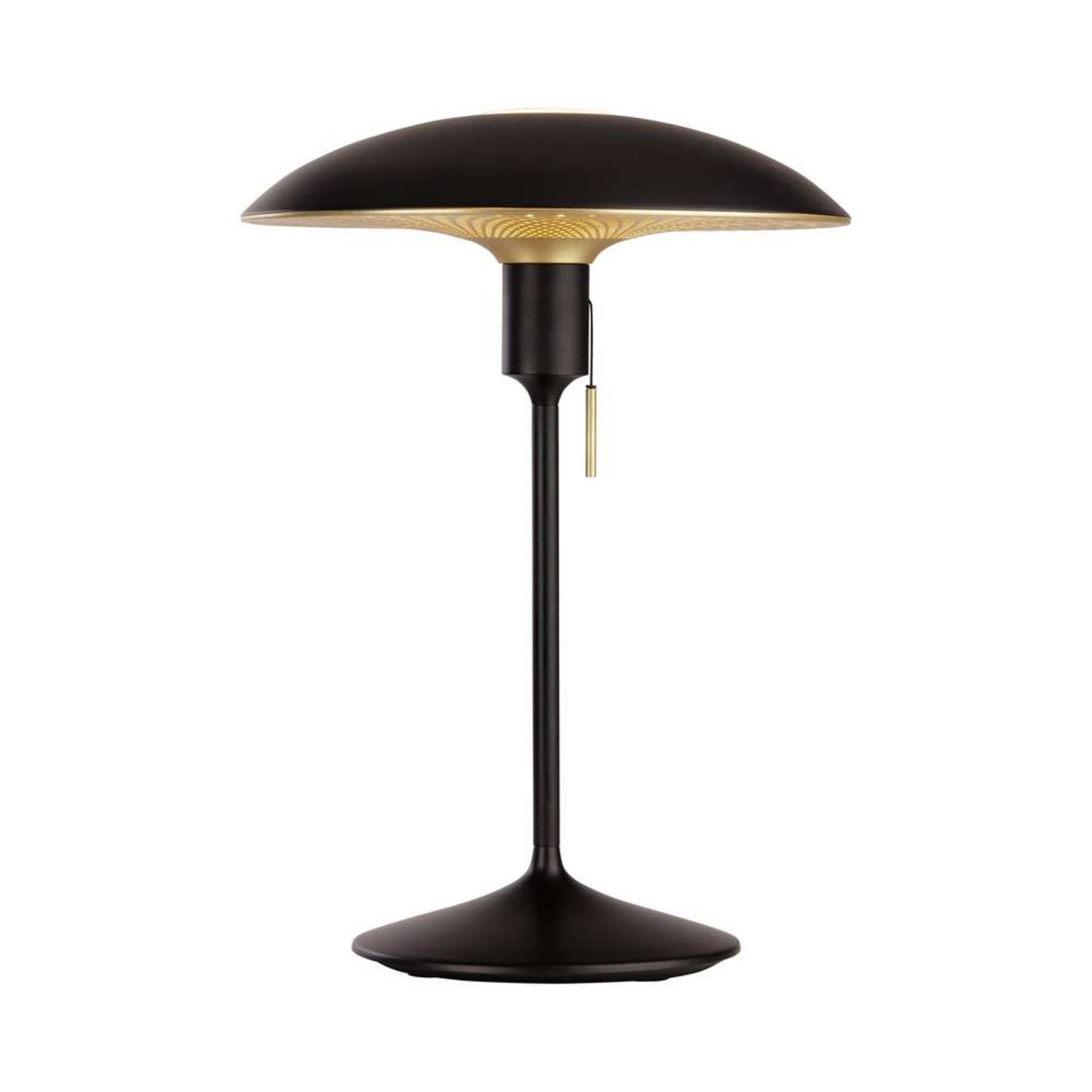 Manta Ray Table Lamp Black/Brass - UMAGE