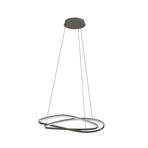 Suspension LED Guntin grise 62 cm en métal CCT - Stars of Light