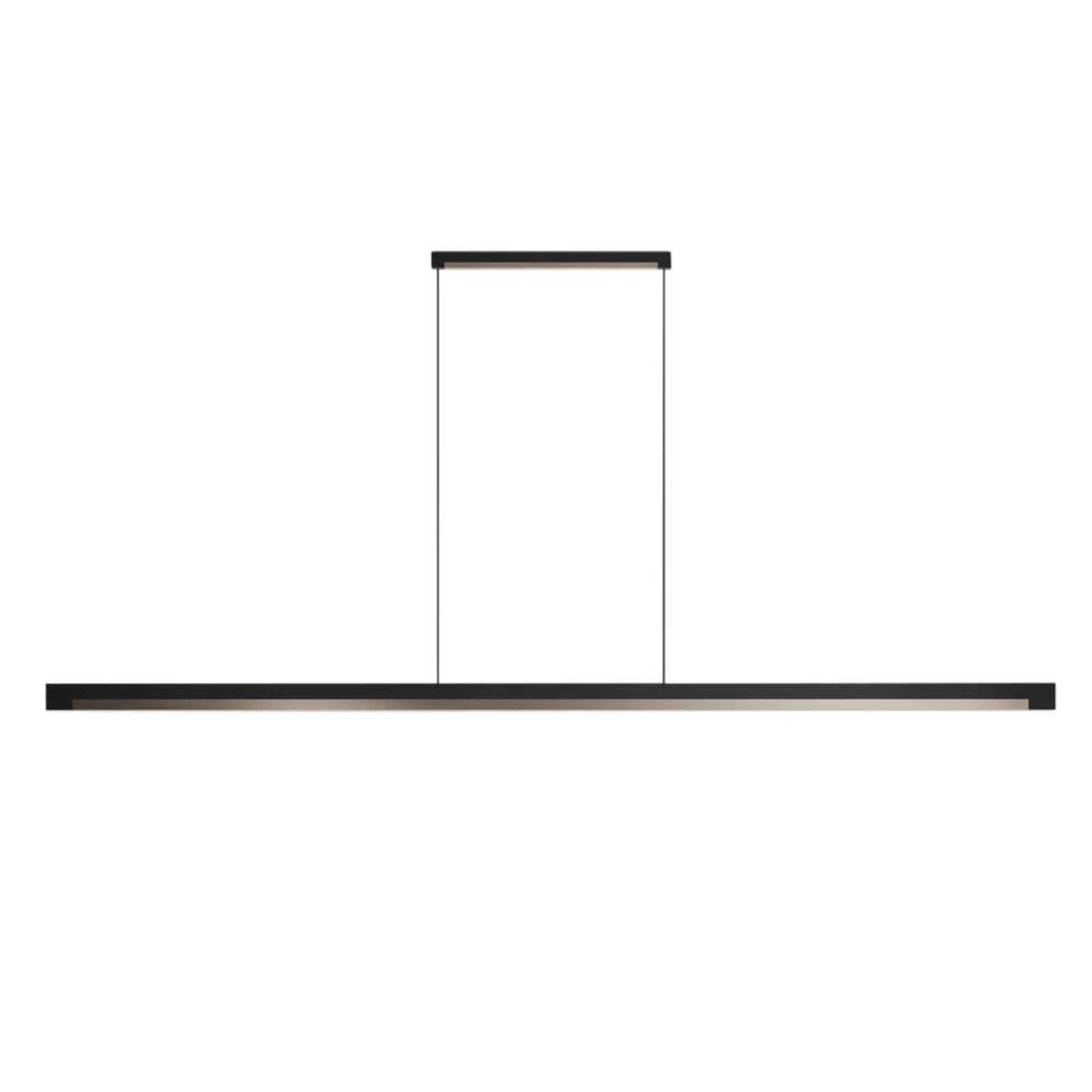 Inlay S1900 Linear Lampada a Sospensione Matt Black/Silver Gold - Light-Point