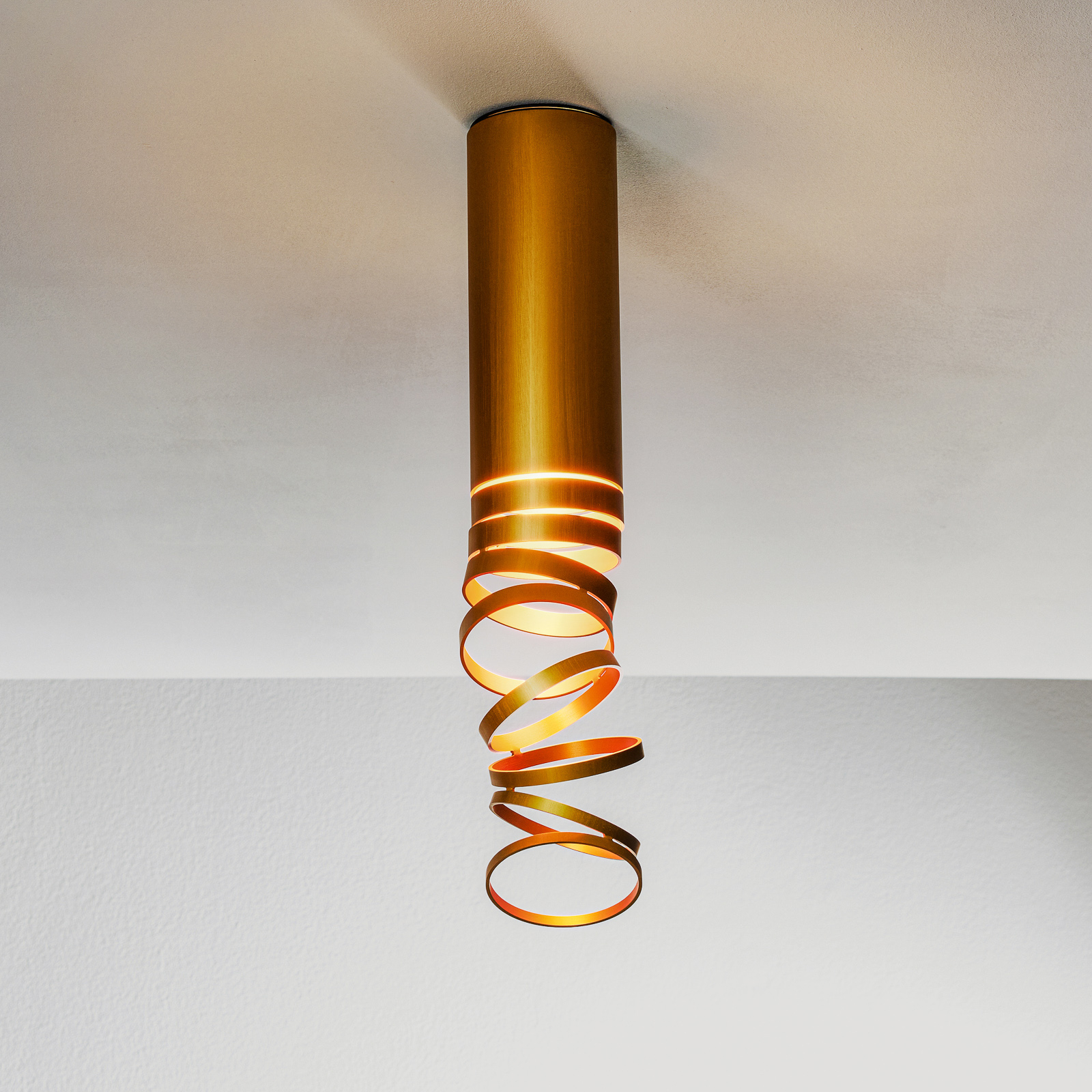 Artemide Decomposé lámpara de techo, dorado