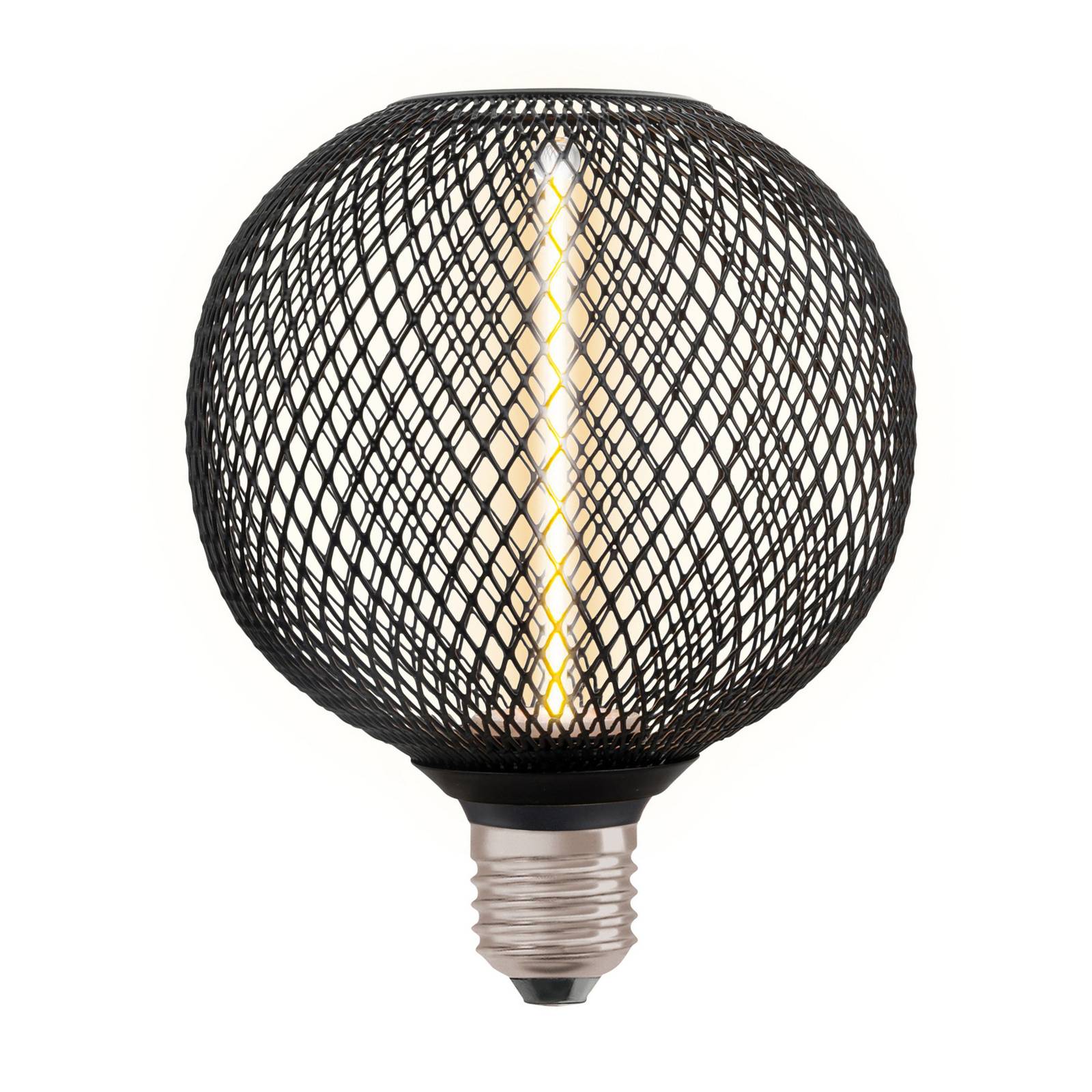 OSRAM Decor LED Straw Filament Globe E27 3,5W schwarz 1800K